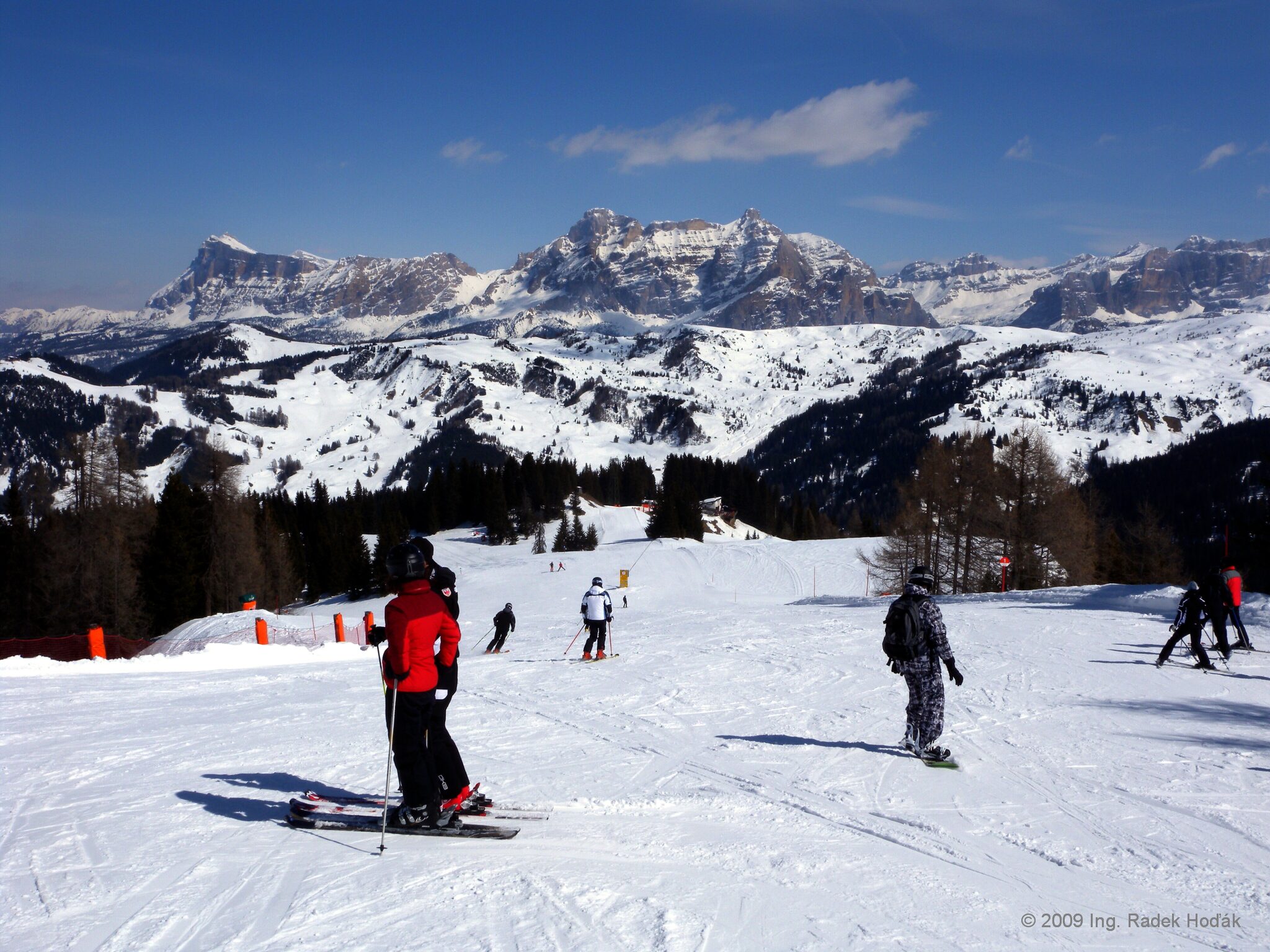 Lyžování v Itálii: Dolomity - Sella Ronda (zelená)